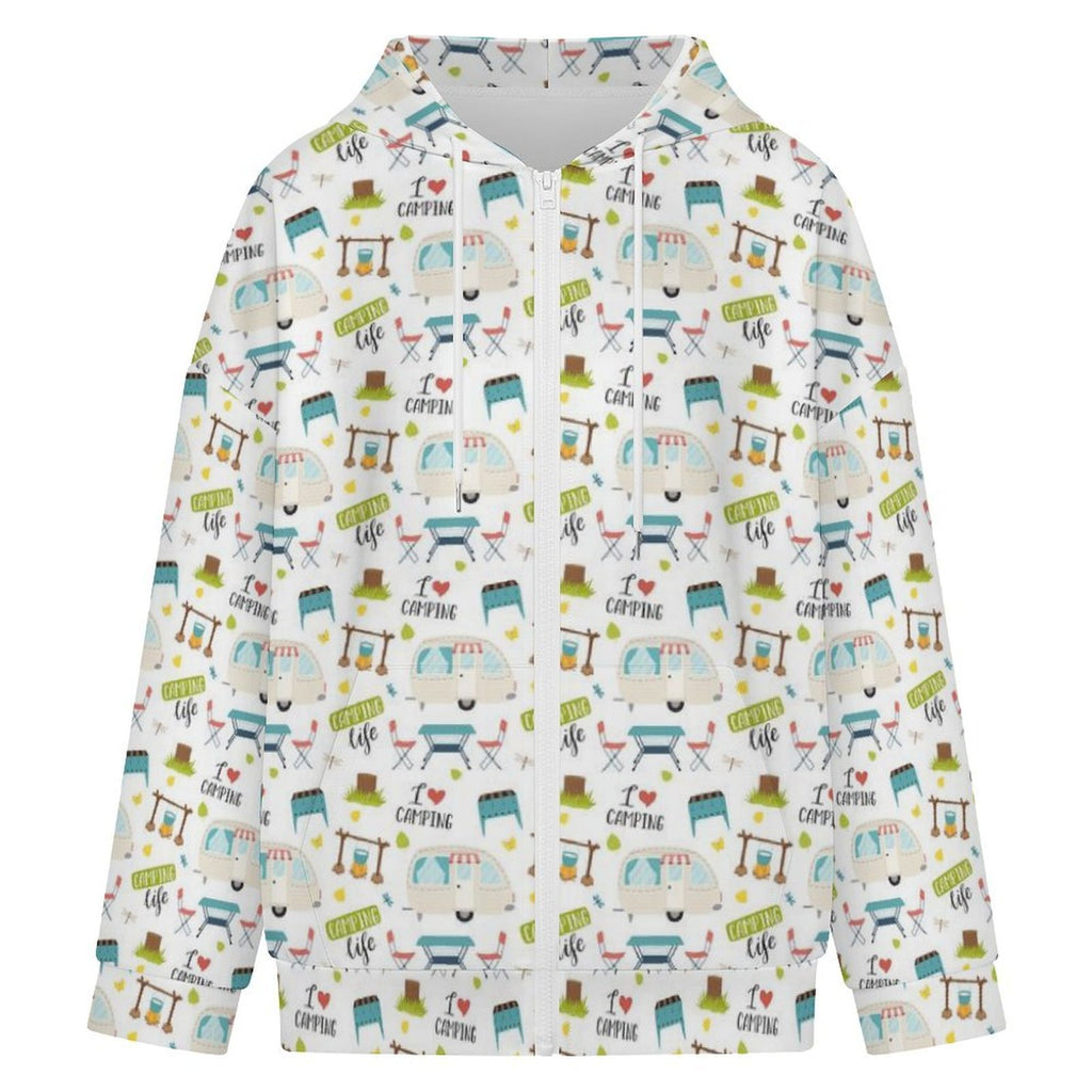 Camping Life Women's Full-Zip Hoodie