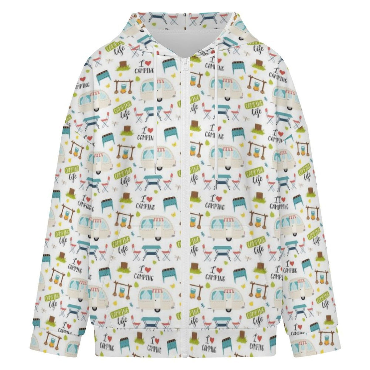 Camping Life Women's Full-Zip Hoodie