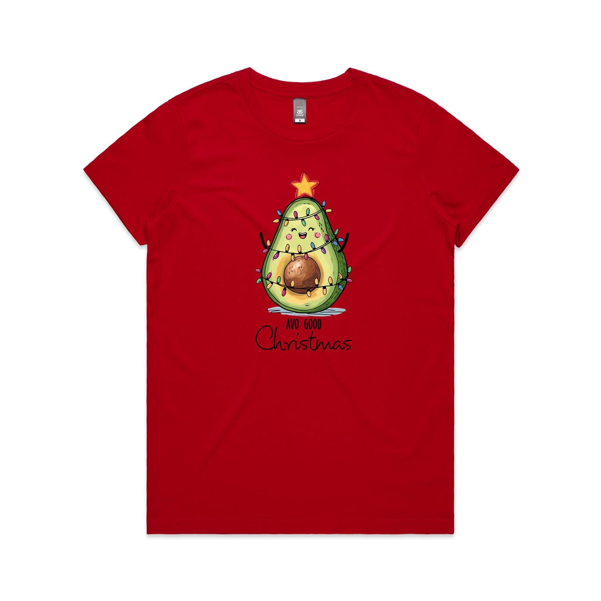 Avo Good Christmas - Womens T-shirt