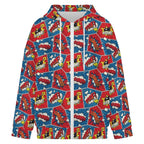 Comic Book Women's Full-Zip Hoodie