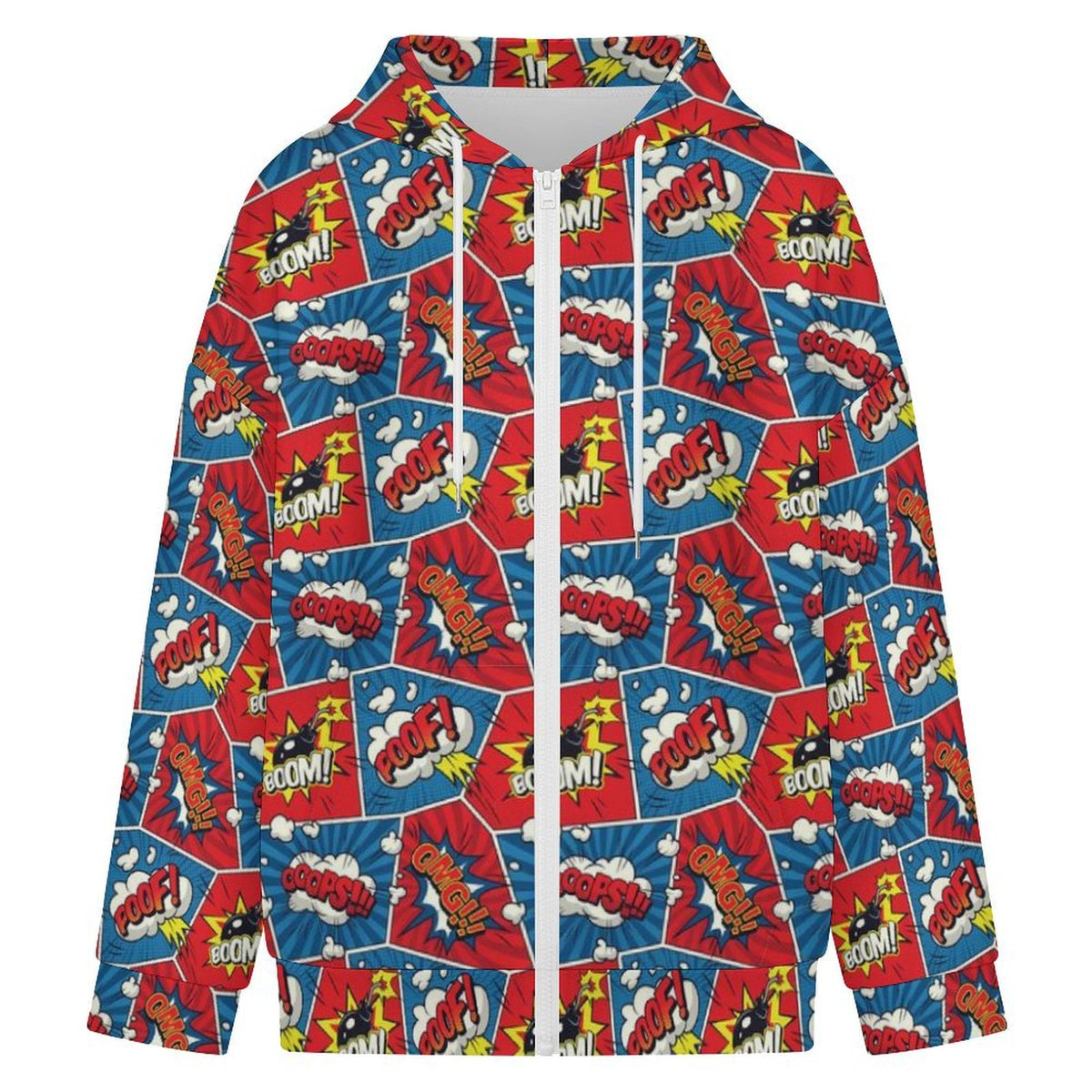 Comic Book Women's Full-Zip Hoodie