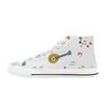 Guitar Music Women's High Top Canvas Shoes US12 Womens Classic High Top Shoes Printed Offshore