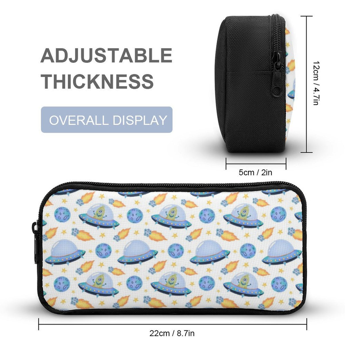 UFO's Backpack, Lunch Bag & Pencil Case Set
