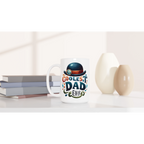 Personalise - Coolest Dad Ever - White 15oz Ceramic Mug Personalised 15oz Mug customise Dad Globally Fulfilled personalise