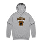 Say Cheese, Retro Camera - Mens Hoodie Grey Marle Mens Hoodie Printed In Australia Retro