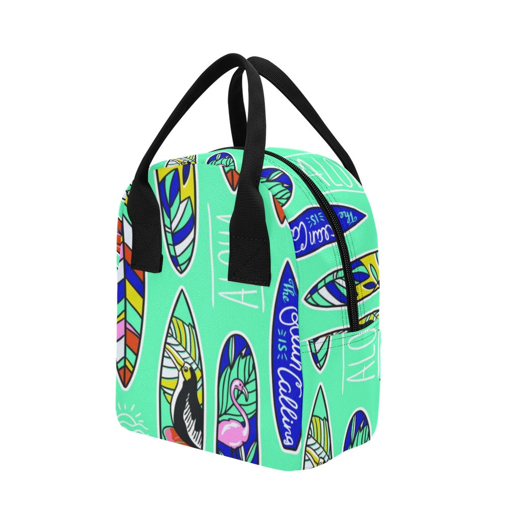 Surfboards - Zipper Lunch Bag Zipper Lunch Bag Printed Offshore