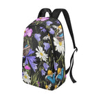Butterfly Flowers - Fabric Backpack