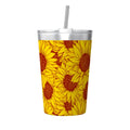 Sunflowers in Bloom Small Stainless Steel Travel Mug Cup 12oz/350ml