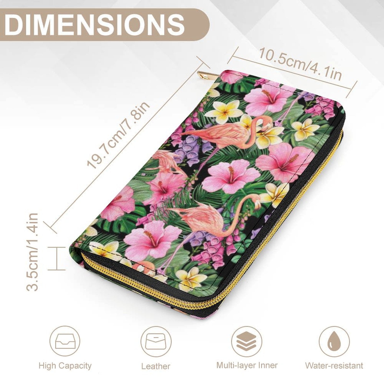 Flamingo Jungle -  PU Leather Wallet