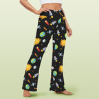 Busy Space High Waist Crossover Tummy Control Flare Leggings High Waist Flare Leggings Printed Offshore Space