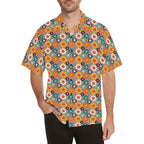 Happy Retro Flowers - Mens Hawaiian Shirt