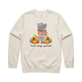 Travel Is Always A Good Idea AS Colour Stencil Crew Sweatshirt Unisex Ecru Sweatshirt Printed In Australia