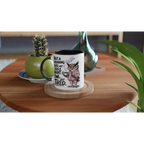 Not A Morning Bird, Not A Night Owl, Just Tired - White 11oz Ceramic Mug with Colour Inside Colour 11oz Mug animal Globally Fulfilled Work