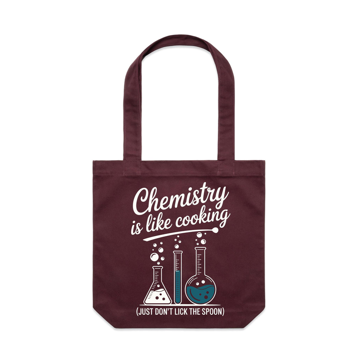 Chemistry Is Like Cooking Canvas Tote Bag