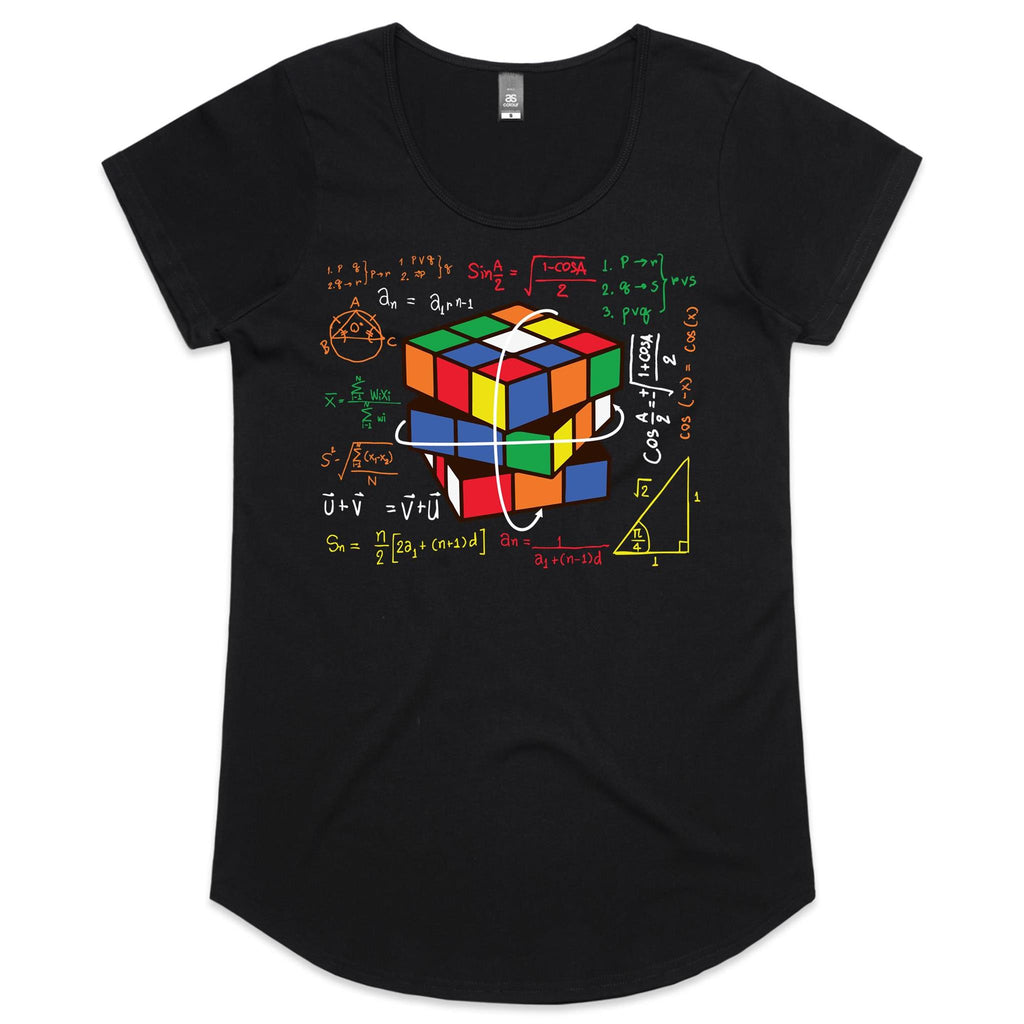 Game Cube Equations Women's Scoop Neck T-Shirt
