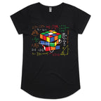 Game Cube Equations Women's Scoop Neck T-Shirt