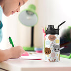 Baby Animals - Kids Water Bottle with Chug Lid (12 oz)