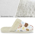 Baby Animals Women's Fur Trim Thick-Sole Indoor Slippers Women's Fur Trimmed Slippers animal Printed Offshore