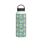 Summer Surf Stainless Steel Water Bottle, Handle Lid Stainless Steel Water Bottle With Handle Lid Globally Fulfilled Summer Surf