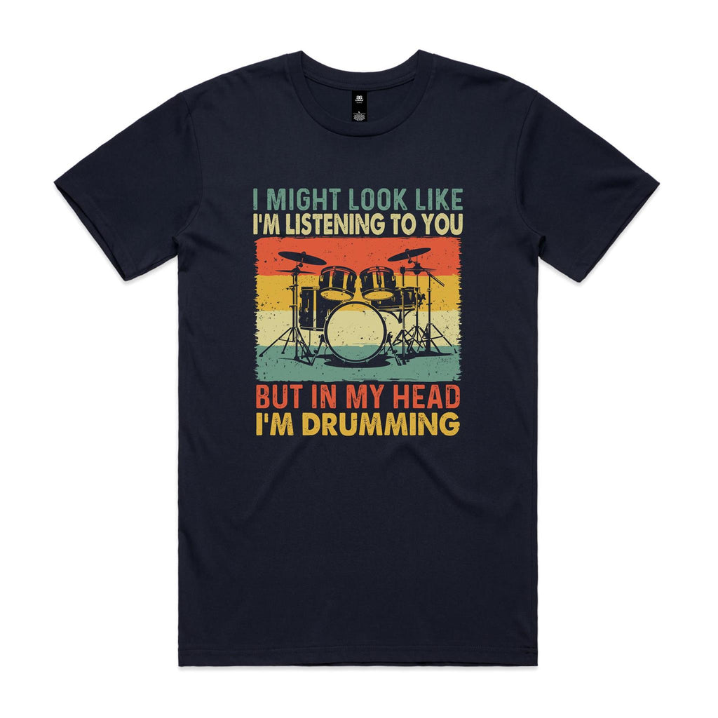 In My Head I'm Drumming - Mens T-shirt