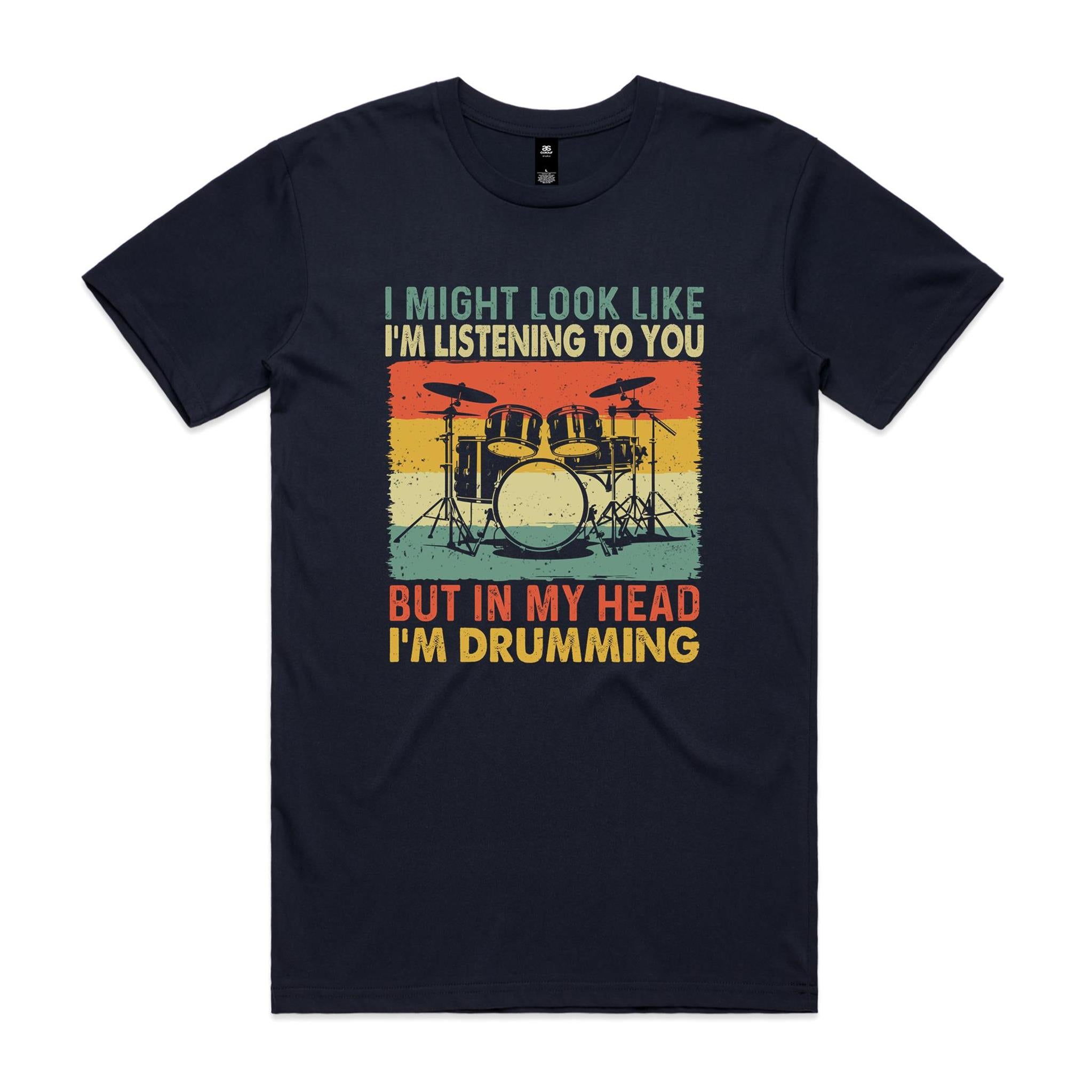 In My Head I'm Drumming - Mens T-shirt