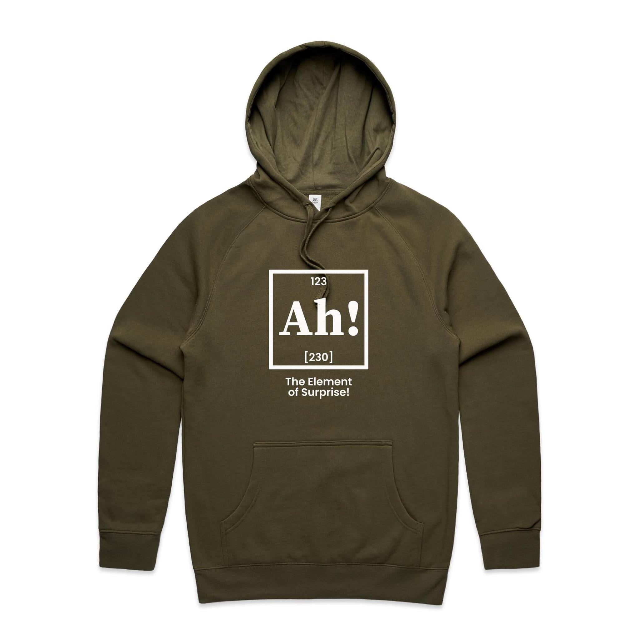 Ah! The Element Of Surprise Men's AS Colour Hoodie