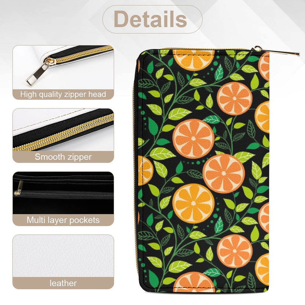 Oranges -  PU Leather Wallet