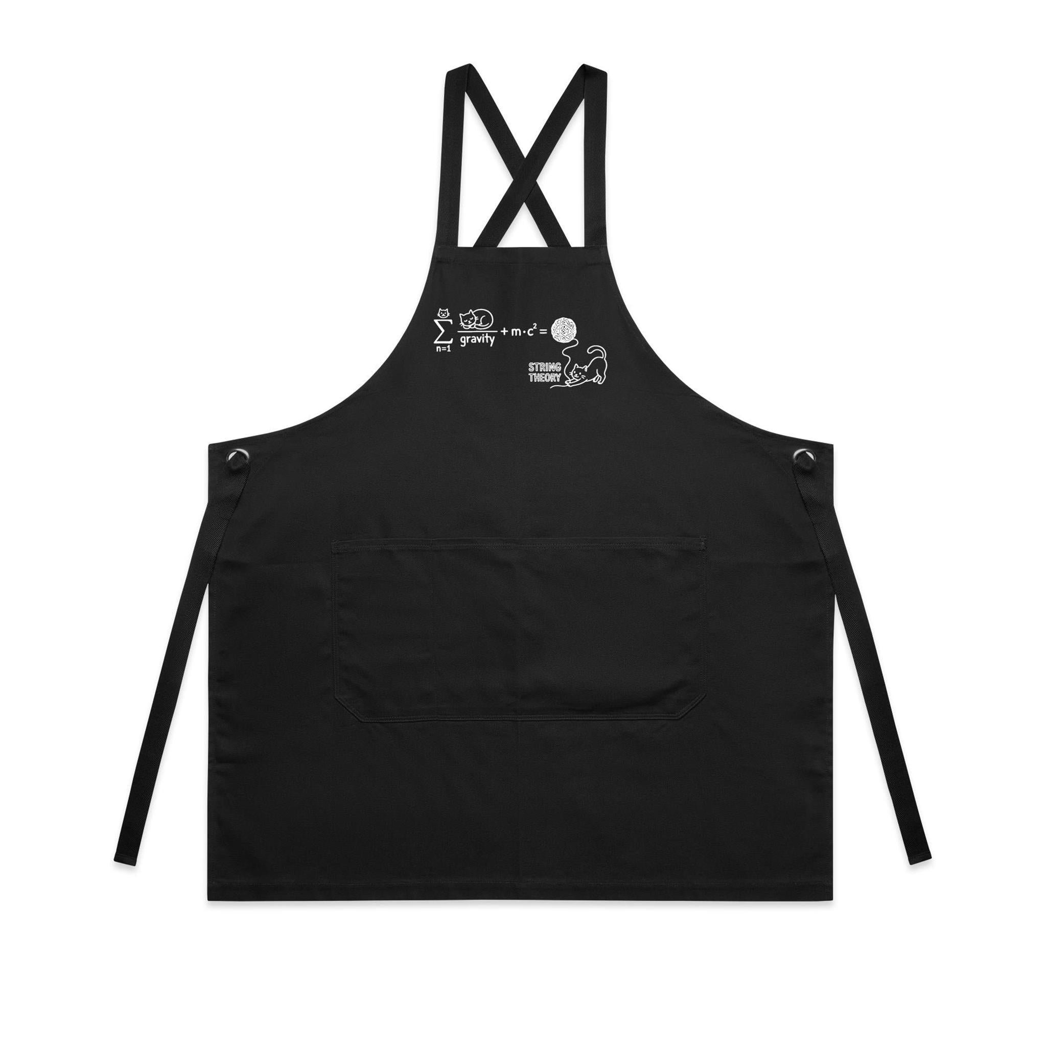 Cat String Theory Physics AS Colour Carrie Apron