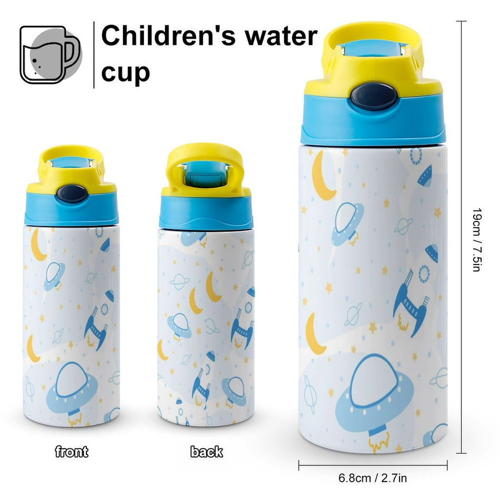 UFO's - Little Kids Water Bottle Little Kids Water Bottle Printed Offshore Sci Fi