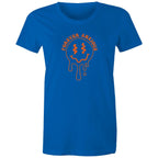 Forever Anxious - Womens T-shirt Bright Royal Womens T-shirt Printed In Australia