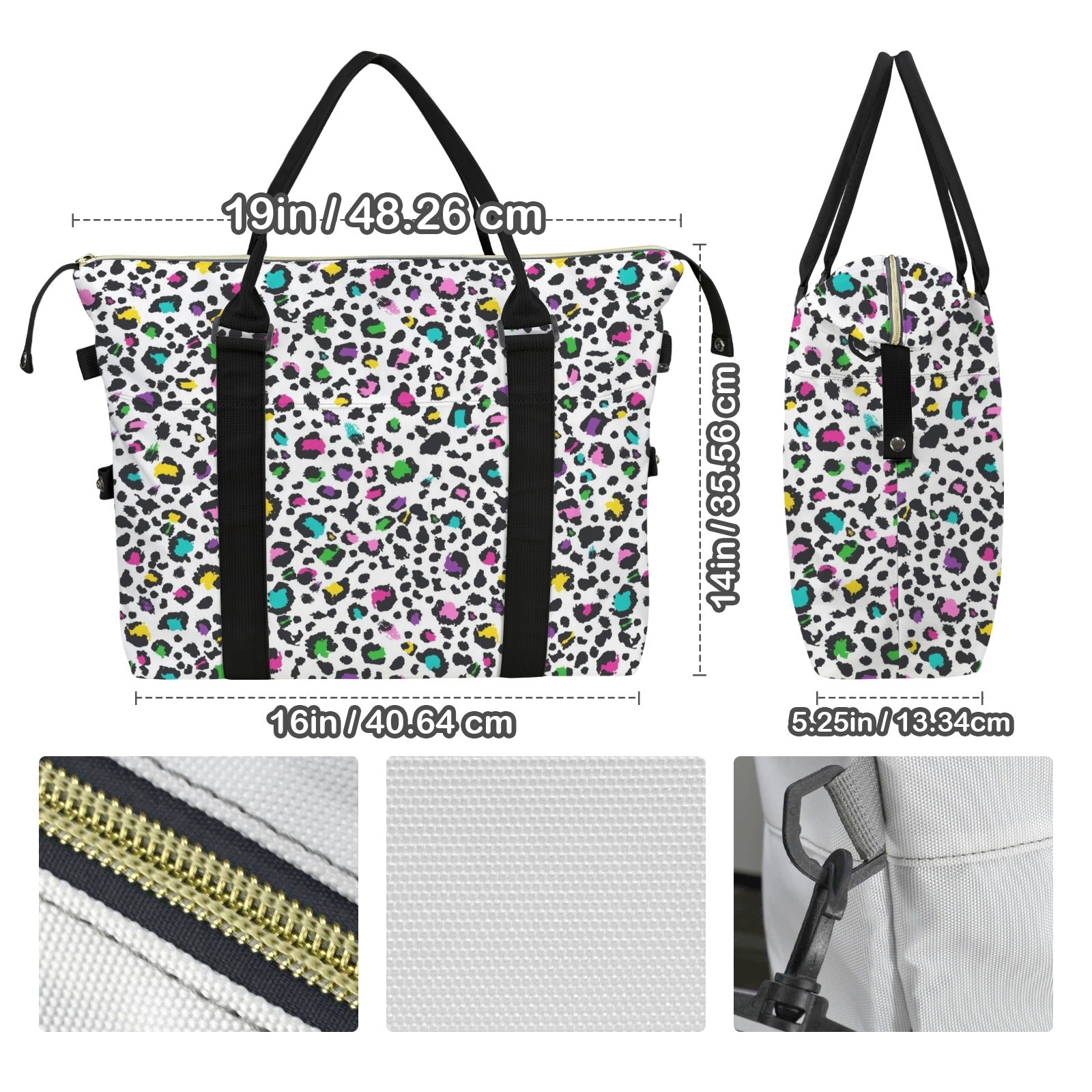 Animal Print In Colour Duffle Bag-Simple (Model 1715) Duffle Bag-Simple (1715)