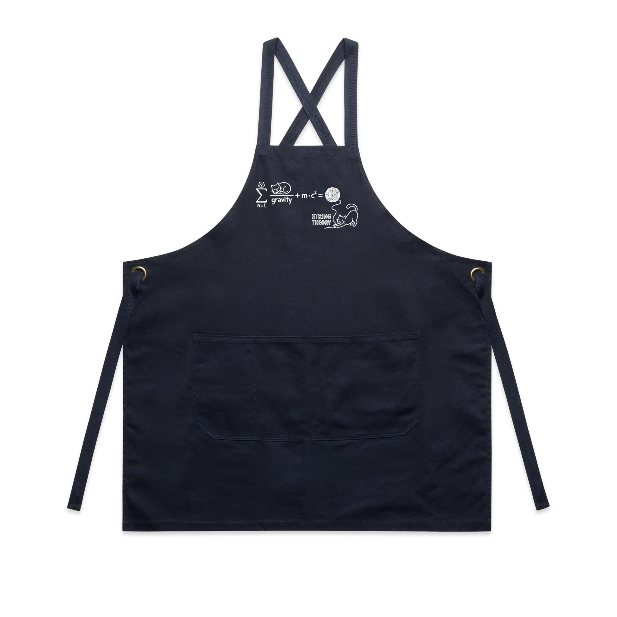 Cat String Theory Physics AS Colour Carrie Apron