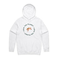 Love The Planet, Turtle Men's AS Colour Hoodie White Mens Hoodie animal Environment Printed In Australia