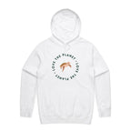 Love The Planet, Turtle - Mens Hoodie White Mens Hoodie animal Environment Printed In Australia