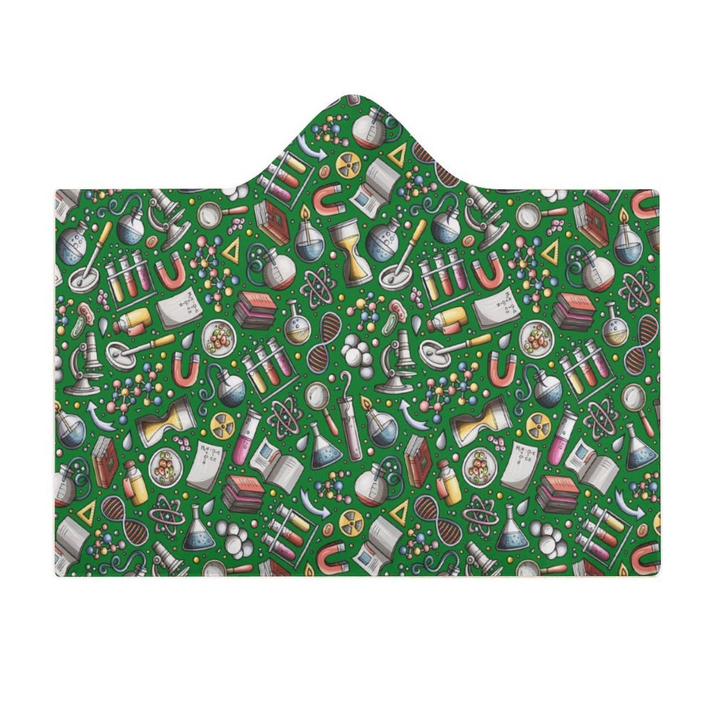 Science Love Kids Hooded Blanket 100cm x 130cm Kids Hooded Blanket Printed Offshore Science
