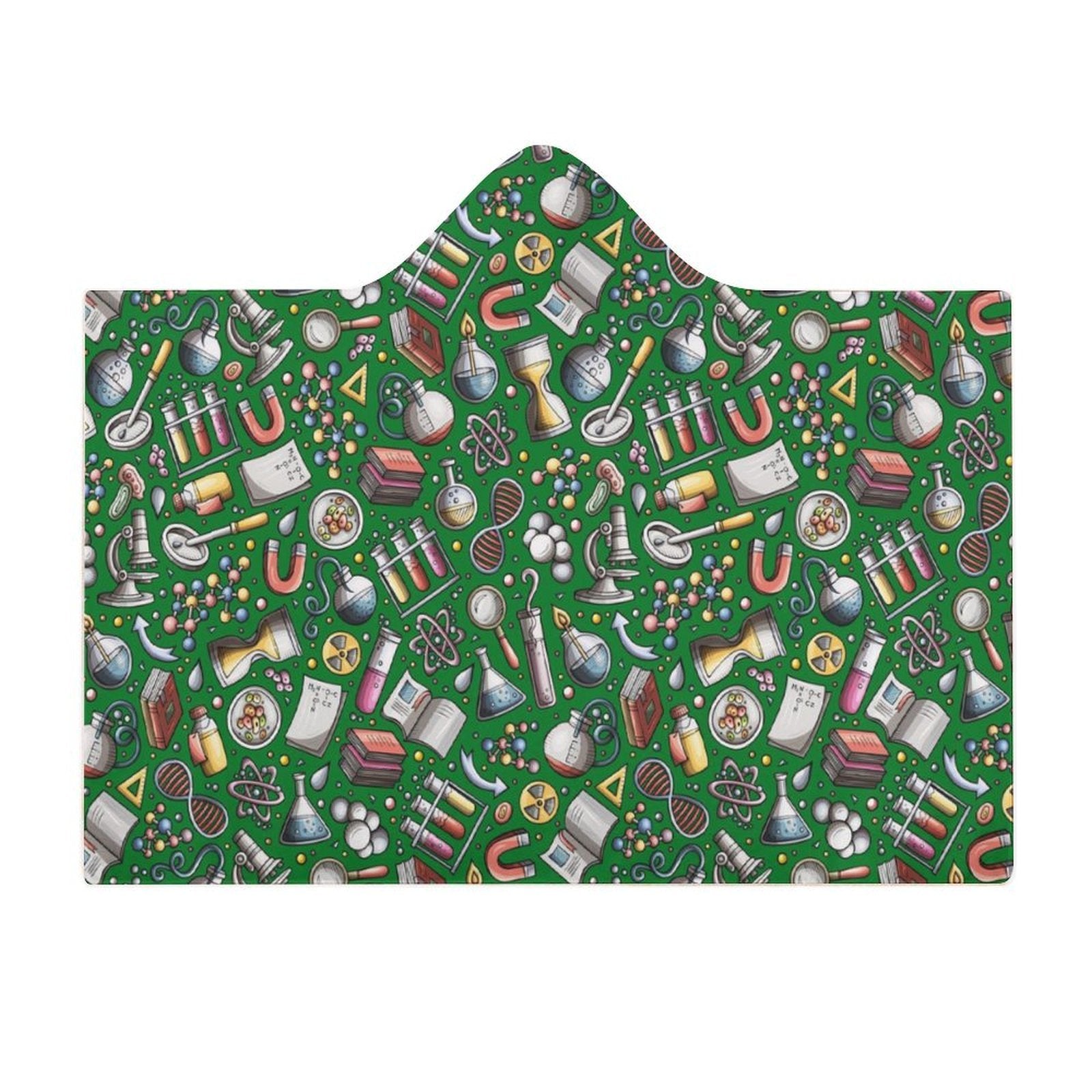 Science Love Kids Hooded Blanket 100cm x 130cm Kids Hooded Blanket Printed Offshore Science