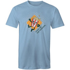 Hand Me The Popcorn - Mens T-Shirt Carolina Blue Mens T-shirt Food Funny Printed In Australia