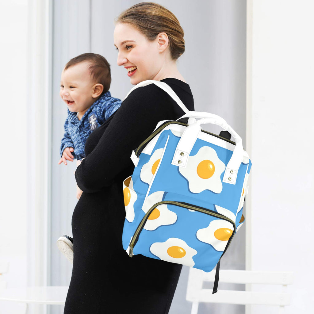 Fried Eggs - Multi-Function Backpack, Nappy / Diaper Bag