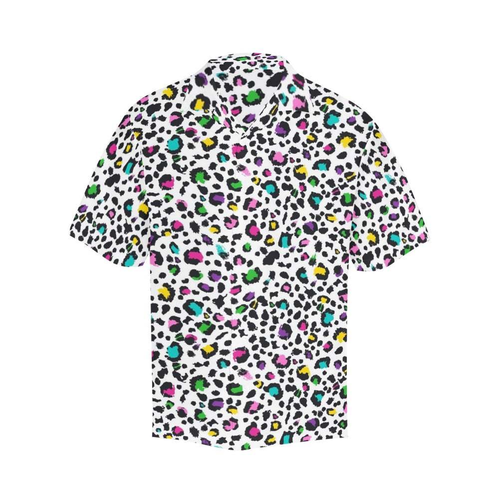 Animal Print In Colour - Mens Hawaiian Shirt