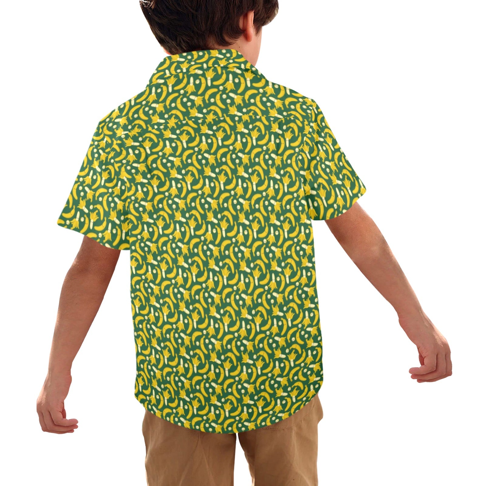 Happy Bananas - Junior Kids Hawaiian Shirt