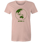 No Planet B, Earth - Womens T-shirt Pale Pink Womens T-shirt Environment Printed In Australia