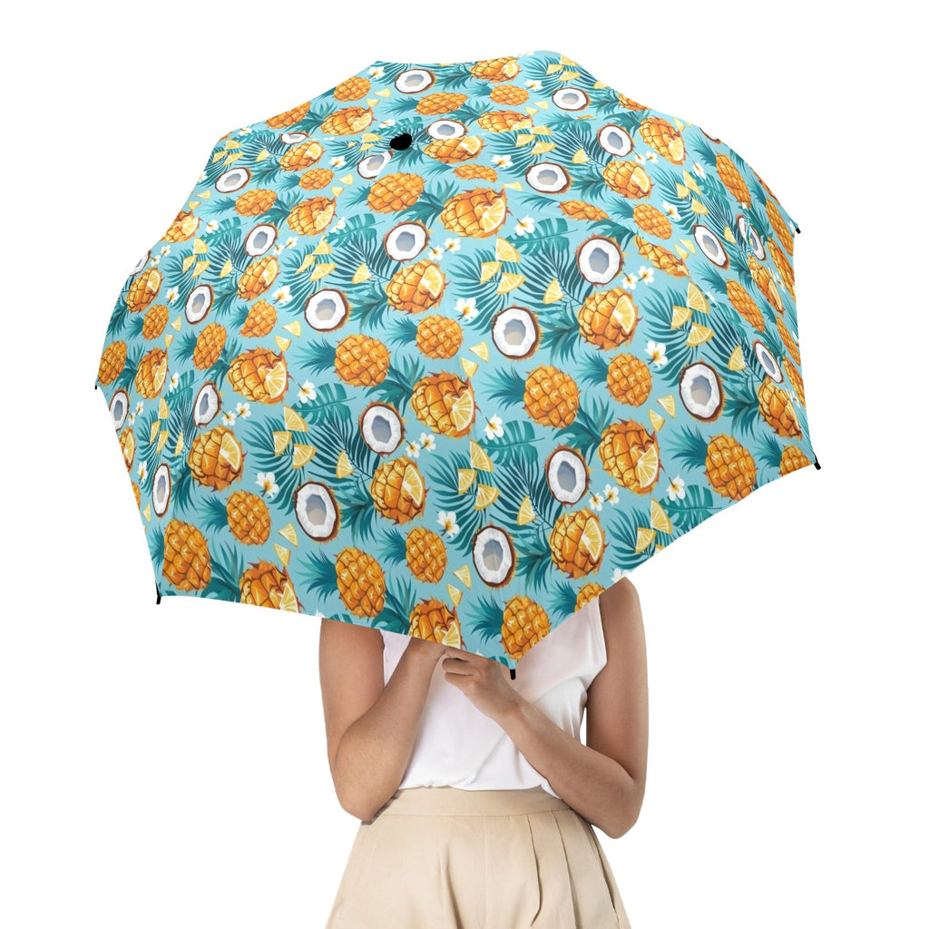 Pineapple Coconut Umbrella Umbrella Food Printed Offshore