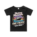 Making Memories, One Cruise At A Time Baby Cruise T-shirt Black Baby Cruise T-shirt Cruise Printed In Australia