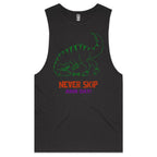 Never Skip Arm Day, T-Rex - Tank Top Tee Coal Drop Arm Tank Top Fitness Printed In Australia