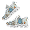 Blue Abstract Women's Twisted Sole Sneakers