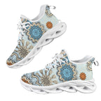 Blue Abstract Women's Twisted Sole Sneakers