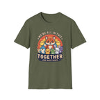 Cute Fox and Animal Friends We're All In This Together Like Hostages Unisex T-Shirt Unisex Adult T-shirt animal Globally Fulfilled