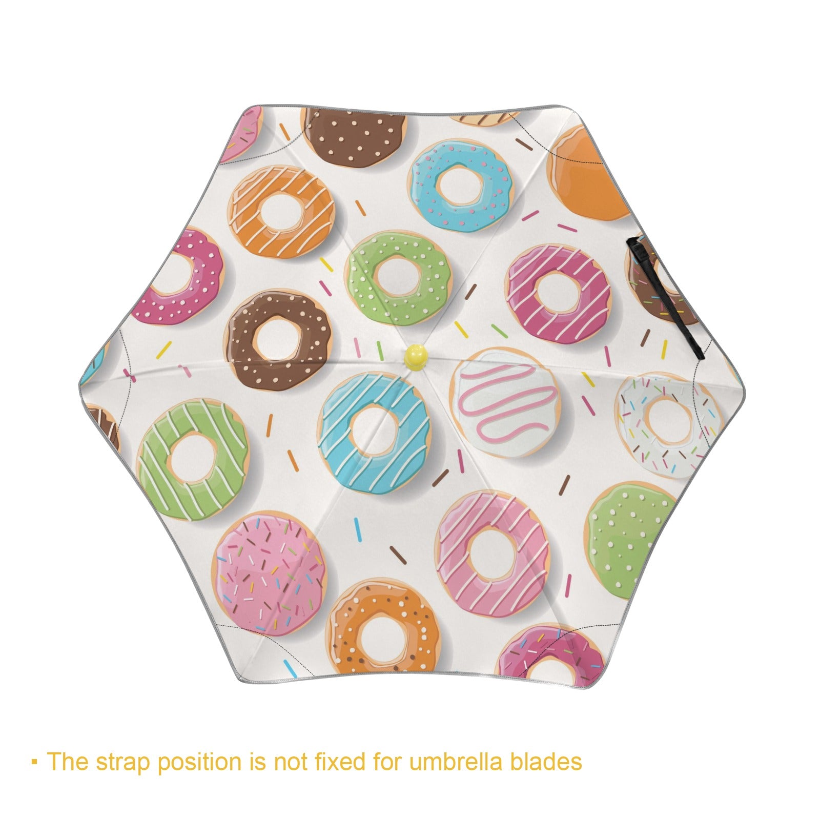 Doughnuts Kids Safe Round Corner Umbrella Kids Safe Round Corner Umbrella animal Food Printed Offshore