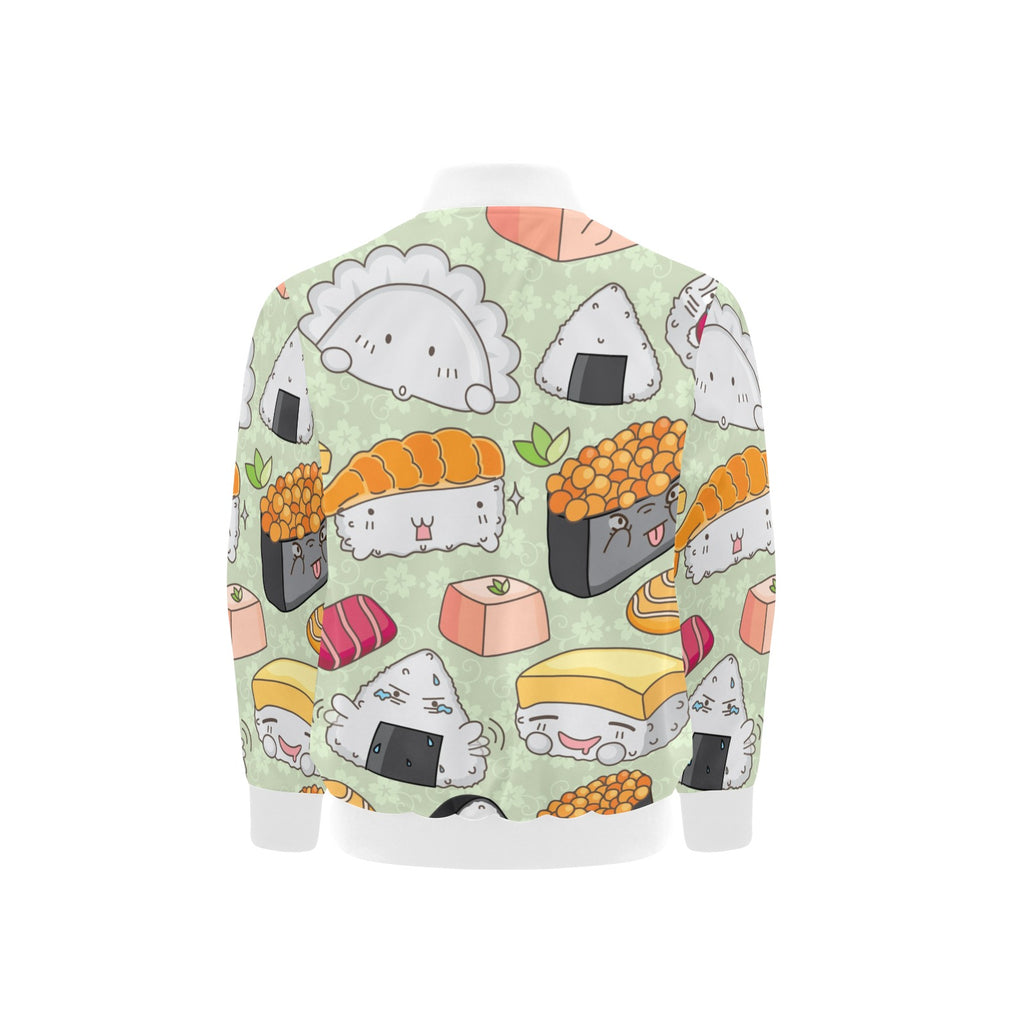 Cheeky Sushi Kids Bomber Jacket Kids Bomber Jacket Food Printed Offshore
