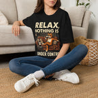 Relax Nothing Is Under Control Cat Unisex T-Shirt Unisex Adult T-shirt animal Globally Fulfilled